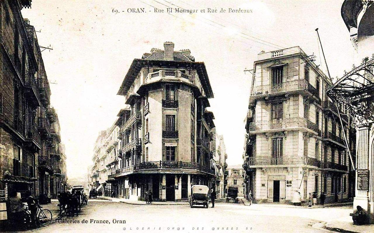 Oran - Rues El-Moungar et de Bordeaux.jpg